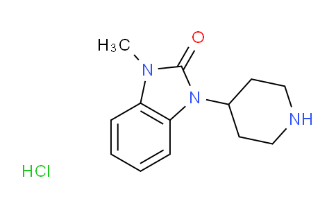 CAS No. 2147-85-5, 1-Methyl-3-(piperidin-4-yl)-1H-benzo[d]imidazol-2(3H)-one hydrochloride