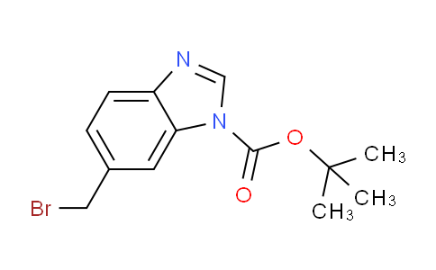 CAS No. 226250-03-9, tert-butyl 6-(bromomethyl)-1H-benzo[d]imidazole-1-carboxylate