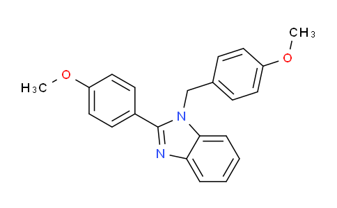 CAS No. 2620-83-9, 1-(4-methoxybenzyl)-2-(4-methoxyphenyl)-1H-benzo[d]imidazole