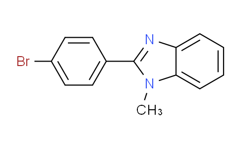 CAS No. 2751-84-0, 2-(4-Bromo-phenyl)-1-methyl-1H-benzoimidazole
