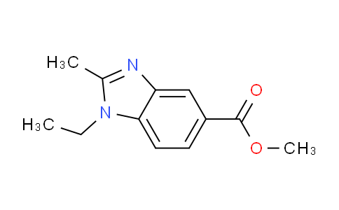 CAS No. 306278-47-7, methyl 1-ethyl-2-methyl-1H-benzo[d]imidazole-5-carboxylate
