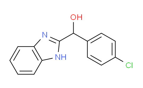 CAS No. 5028-38-6, (1H-benzo[d]imidazol-2-yl)(4-chlorophenyl)methanol