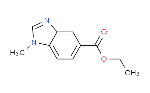 CAS No. 53484-19-8, 1H-Benzimidazole-5-carboxylic acid, 1-methyl-, ethyl ester