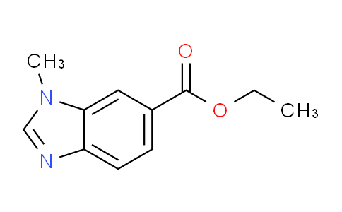 CAS No. 53484-20-1, 1H-Benzimidazole-6-carboxylic acid,1-methyl-, ethyl ester