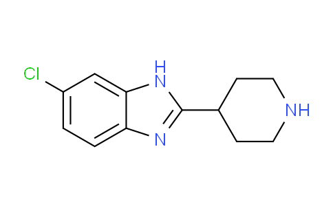 CAS No. 578709-06-5, 6-chloro-2-(piperidin-4-yl)-1H-benzo[d]imidazole