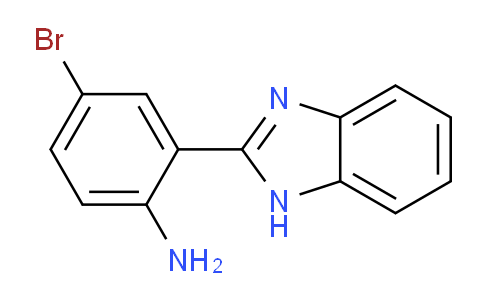 CAS No. 77123-67-2, 2-(1H-benzo[d]imidazol-2-yl)-4-bromoaniline