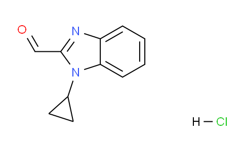 CAS No. 958863-44-0, 1-Cyclopropyl-1H-benzoimidazole-2-carbaldehyde hydrochloride