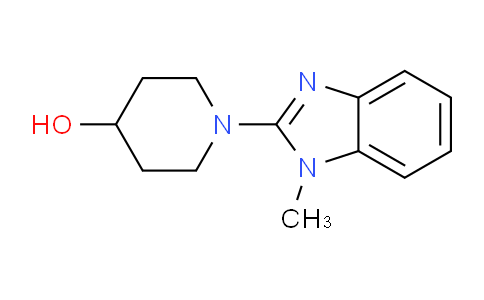 CAS No. 1065484-44-7, 1-(1-methyl-1H-benzo[d]imidazol-2-yl)piperidin-4-ol
