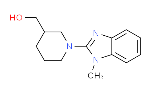 CAS No. 1065484-46-9, (1-(1-Methyl-1H-benzo[d]imidazol-2-yl)piperidin-3-yl)methanol