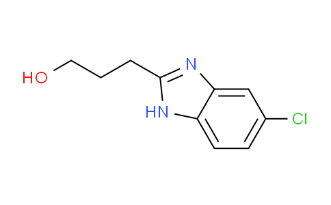 CAS No. 10252-89-8, 3-(5-chloro-1H-benzo[d]imidazol-2-yl)propan-1-ol