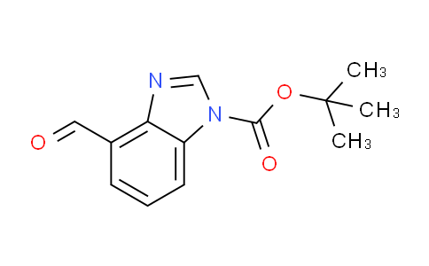 CAS No. 1273577-63-1, tert-butyl 4-formyl-1H-benzo[d]imidazole-1-carboxylate