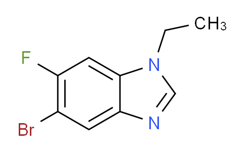 CAS No. 1261988-22-0, 5-Bromo-1-ethyl-6-fluoro-1H-benzo[d]imidazole