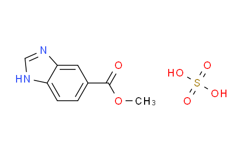 CAS No. 131020-58-1, Methyl 1H-benzo[d]imidazole-5-carboxylate sulfate
