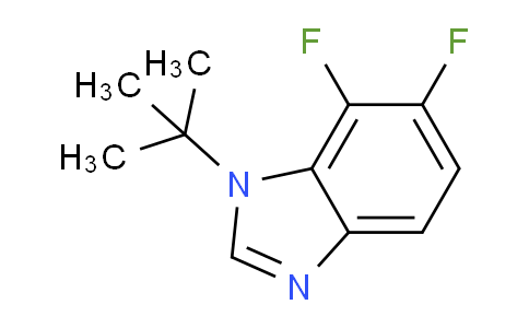 CAS No. 1314987-35-3, 1-(tert-Butyl)-6,7-difluoro-1H-benzo[d]imidazole
