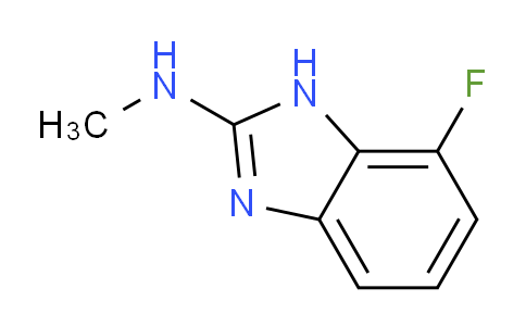 CAS No. 1352227-22-5, 7-fluoro-N-methyl-1H-benzo[d]imidazol-2-amine