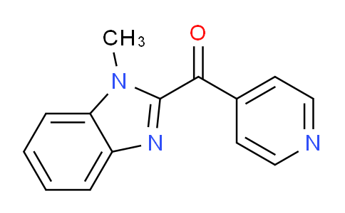 CAS No. 13745-27-2, (1-Methyl-1H-benzo[d]imidazol-2-yl)(pyridin-4-yl)methanone