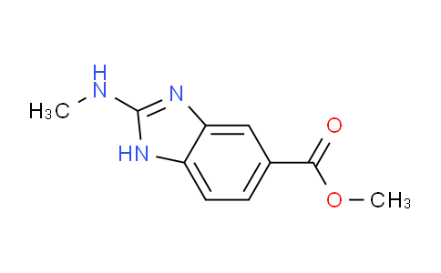 CAS No. 1374258-49-7, methyl 2-(methylamino)-1H-benzo[d]imidazole-5-carboxylate