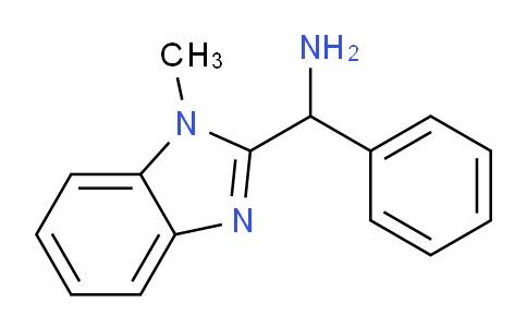 CAS No. 13745-37-4, (1-Methyl-1H-benzo[d]imidazol-2-yl)(phenyl)methanamine