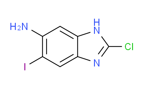 CAS No. 142356-55-6, 2-chloro-5-iodo-1H-benzo[d]imidazol-6-amine
