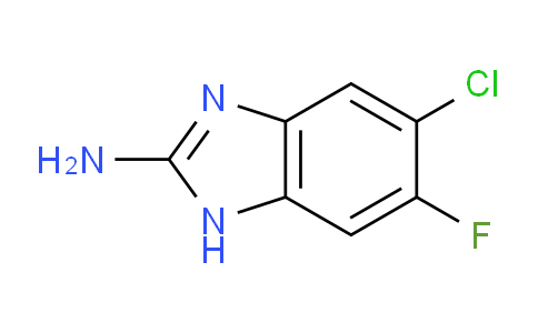 CAS No. 142356-64-7, 6-Chloro-5-fluoro-1H-benzimidazol-2-amine