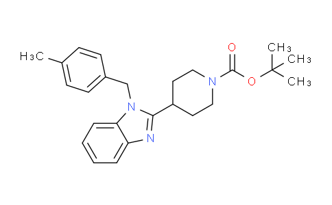 CAS No. 1420894-06-9, tert-Butyl 4-(1-(4-methylbenzyl)-1H-benzo[d]imidazol-2-yl)piperidine-1-carboxylate