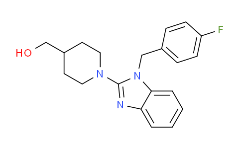 CAS No. 1417794-15-0, (1-(1-(4-Fluorobenzyl)-1H-benzo[d]imidazol-2-yl)piperidin-4-yl)methanol