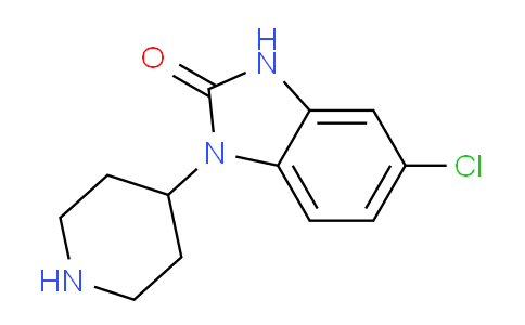 CAS No. 53786-28-0, 5-Chloro-1-piperidin-4-yl-1,3-dihydro-2H-benzimidazol-2-one