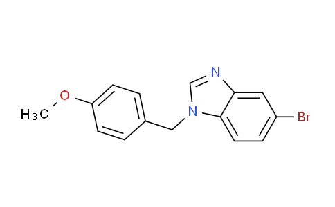CAS No. 1020253-11-5, 5-Bromo-1-(4-methoxybenzyl)-1H-benzo[d]imidazole