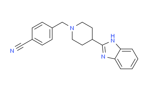 CAS No. 1027486-96-9, 4-((4-(1H-Benzo[d]imidazol-2-yl)piperidin-1-yl)methyl)benzonitrile