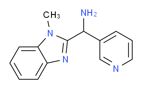 CAS No. 1017422-91-1, (1-Methyl-1H-benzo[d]imidazol-2-yl)(pyridin-3-yl)methanamine