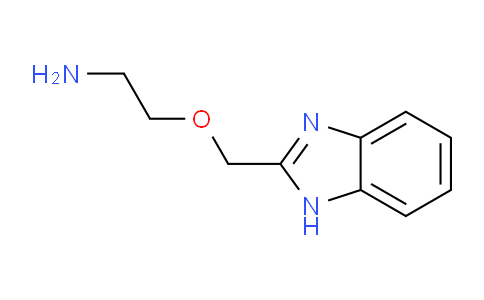 CAS No. 102196-38-3, 2-((1H-benzo[d]imidazol-2-yl)methoxy)ethan-1-amine
