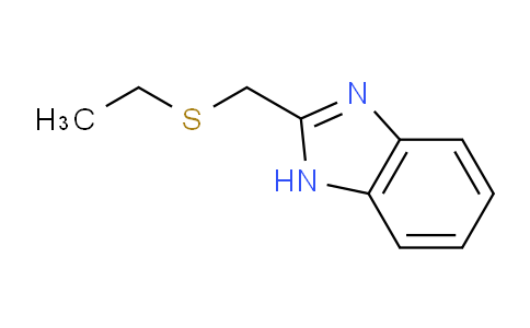 CAS No. 99069-37-1, 2-((ethylthio)methyl)-1H-benzo[d]imidazole