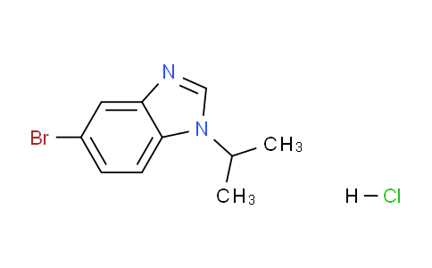 CAS No. 1199773-32-4, 5-Bromo-1-isopropyl-1H-benzo[d]imidazolehydrochloride