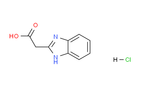 CAS No. 117164-16-6, 2-(1H-benzo[d]imidazol-2-yl)acetic acid hydrochloride