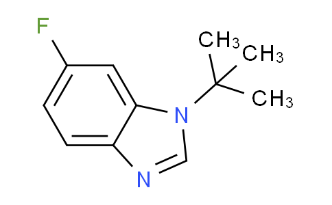 CAS No. 1187385-71-2, 1-(tert-Butyl)-6-fluoro-1H-benzo[d]imidazole