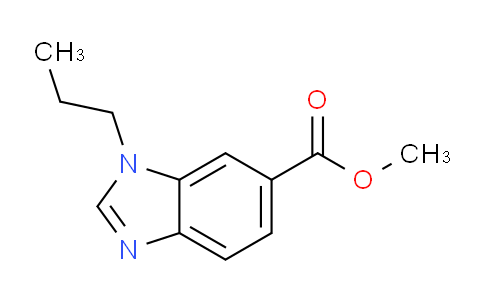 CAS No. 1199773-30-2, methyl 1-propyl-1H-benzo[d]imidazole-6-carboxylate
