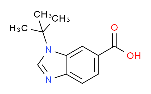 CAS No. 1199773-33-5, 1-(tert-butyl)-1H-benzo[d]imidazole-6-carboxylic acid