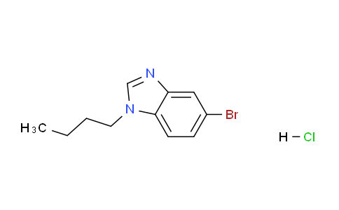 CAS No. 1199773-42-6, 5-Bromo-1-butyl-1H-benzo[d]imidazole hydrochloride