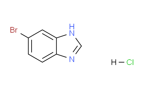 CAS No. 1215206-73-7, 6-Bromo-1H-benzo[d]imidazole hydrochloride
