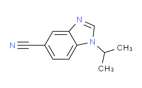 CAS No. 1215206-55-5, 1-Isopropyl-1H-benzo[d]imidazole-5-carbonitrile