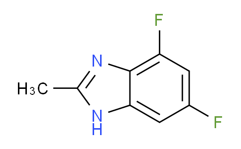 CAS No. 874814-18-3, 4,6-difluoro-2-methyl-1H-benzo[d]imidazole