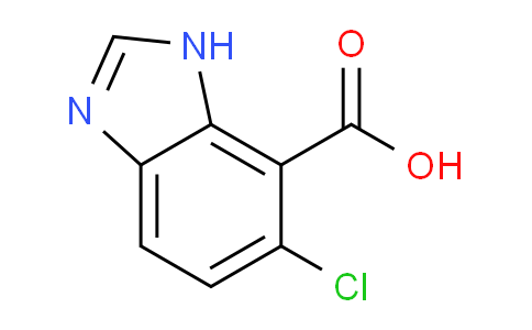 CAS No. 635317-43-0, 6-Chloro-1H-benzo[d]imidazole-7-carboxylic acid