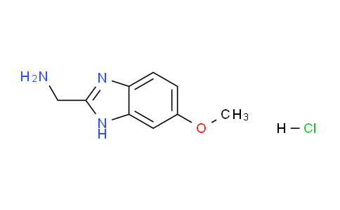 CAS No. 1432795-00-0, (6-Methoxy-1H-benzo[d]imidazol-2-yl)methanamine hydrochloride
