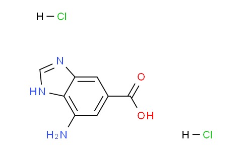 CAS No. 1072959-23-9, 7-Amino-1H-benzo[d]imidazole-5-carboxylic acid dihydrochloride
