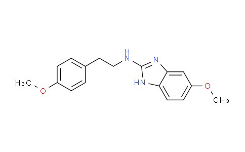 CAS No. 1956310-29-4, 5-Methoxy-N-(4-methoxyphenethyl)-1H-benzo[d]imidazol-2-amine