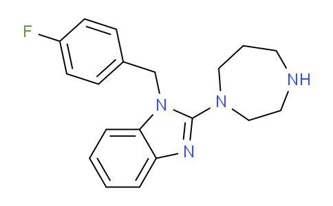CAS No. 770690-79-4, 2-(1,4-Diazepan-1-yl)-1-(4-fluorobenzyl)-1H-benzo[d]imidazole
