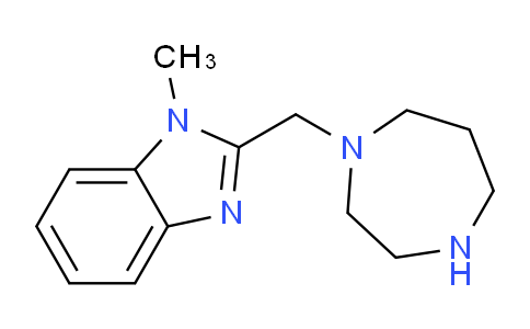CAS No. 219743-76-7, 2-((1,4-Diazepan-1-yl)methyl)-1-methyl-1H-benzo[d]imidazole