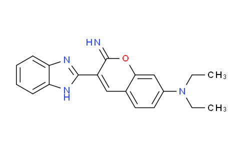 CAS No. 17754-91-5, 3-(1H-Benzo[d]imidazol-2-yl)-N,N-diethyl-2-imino-2H-chromen-7-amine