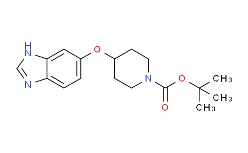 CAS No. 287395-90-8, tert-Butyl 4-((1H-benzo[d]imidazol-6-yl)oxy)piperidine-1-carboxylate
