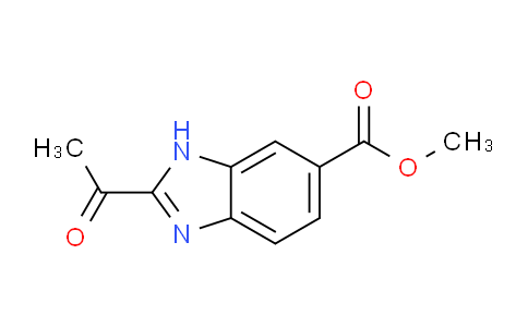 CAS No. 145126-56-3, Methyl 2-acetyl-1H-benzo[d]imidazole-6-carboxylate